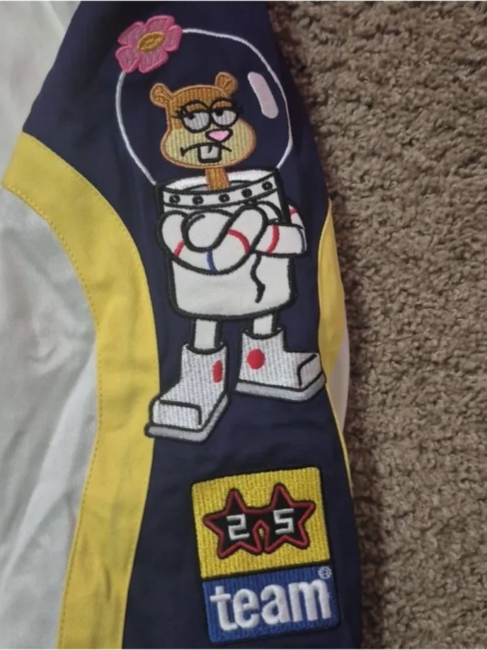 Supreme Multi-Color SpongeBob Racing Jacket - Picture 9 of 9